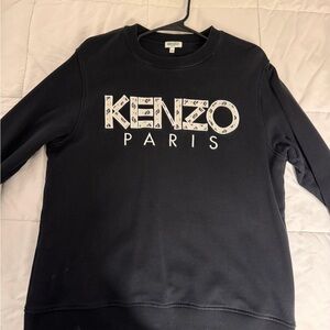 Kenzo Black and White Logo Sweatshirt